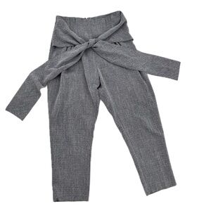 Sheike Australia Grey High Waisted Women's Tie-Waist Pants Size US 8 (AU 12)